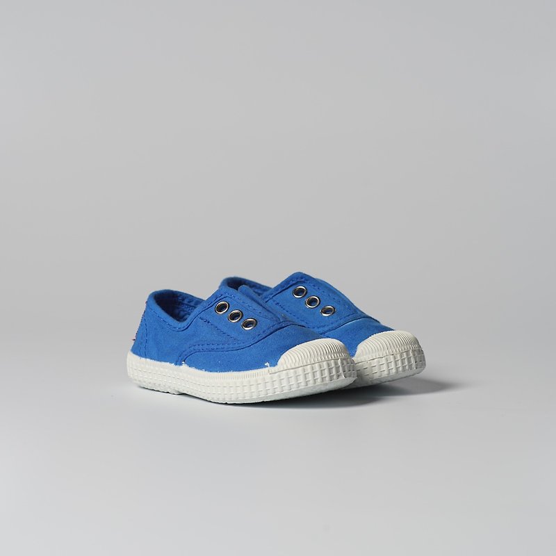 西班牙国民帆布鞋 CIENTA 70997 59 浅蓝色 经典布料 童鞋 - 童装鞋 - 棉．麻 蓝色