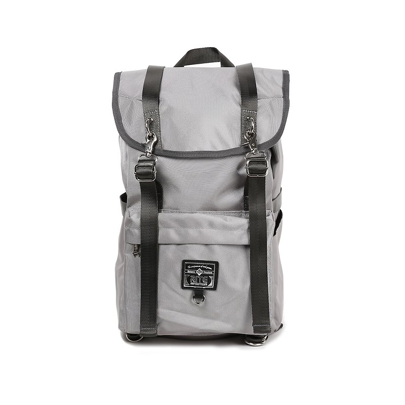 2016RITE 军袋包(L)║尼龙灰║ - 后背包/双肩包 - 防水材质 灰色