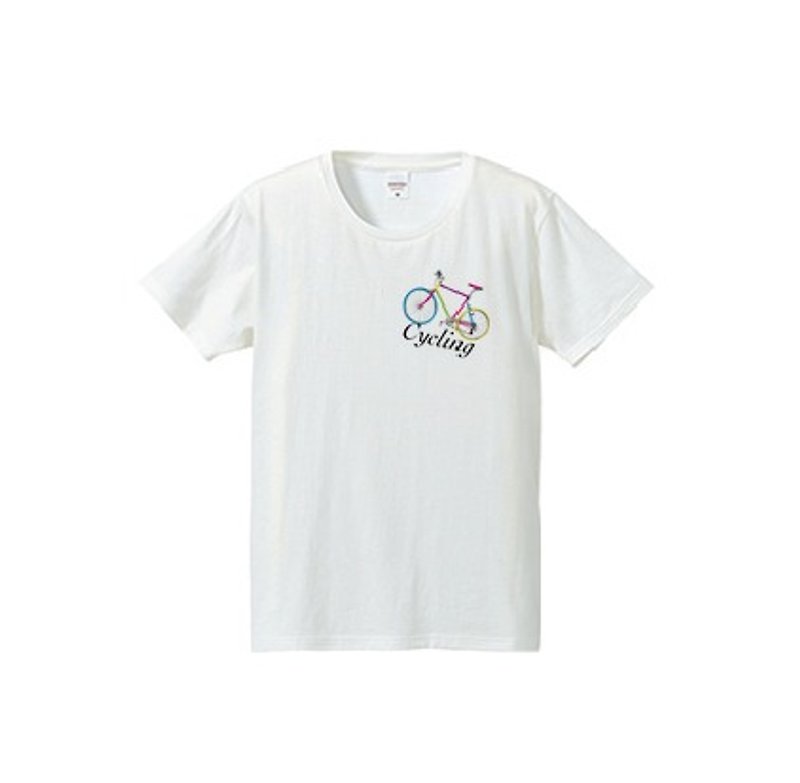 cycling one（4.7oz T-shirt） - 女装 T 恤 - 其他材质 白色