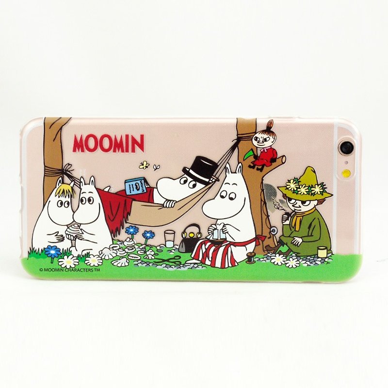 Moomin正版授权-噜噜米野餐 透明防撞空压手机壳 - 手机壳/手机套 - 硅胶 透明