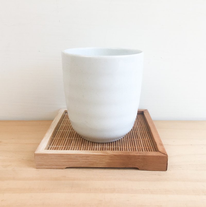 木头 杯垫 咖啡色 - 天然染方形木轴杯垫 (茶染) Natural Dye