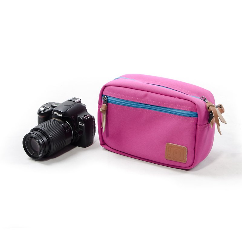 限定 小小相机包 腰包 女生 玫红色 圣诞礼品 - 侧背包/斜挎包 - 防水材质 多色