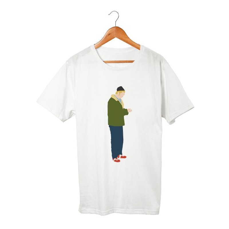 Mikey #2 T-shirt - 男装上衣/T 恤 - 棉．麻 白色