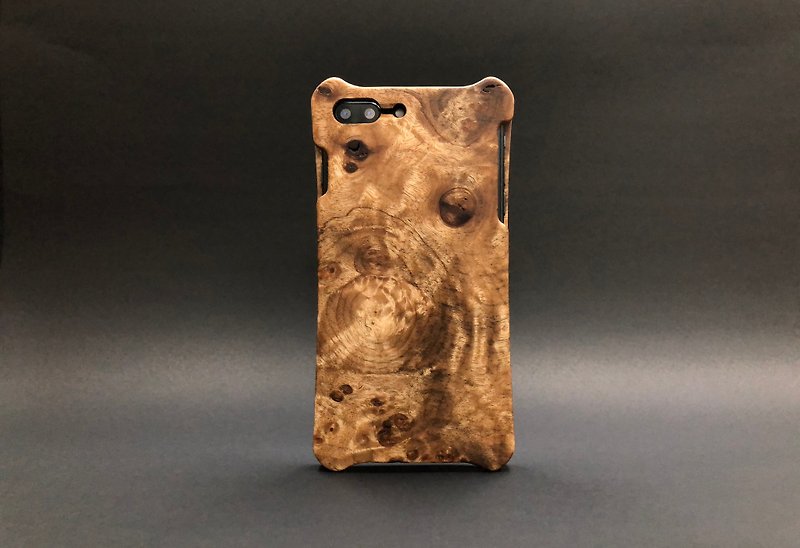 iPhone 5.5寸 缅甸黄金樟树瘤木壳 - 手机壳/手机套 - 木头 咖啡色