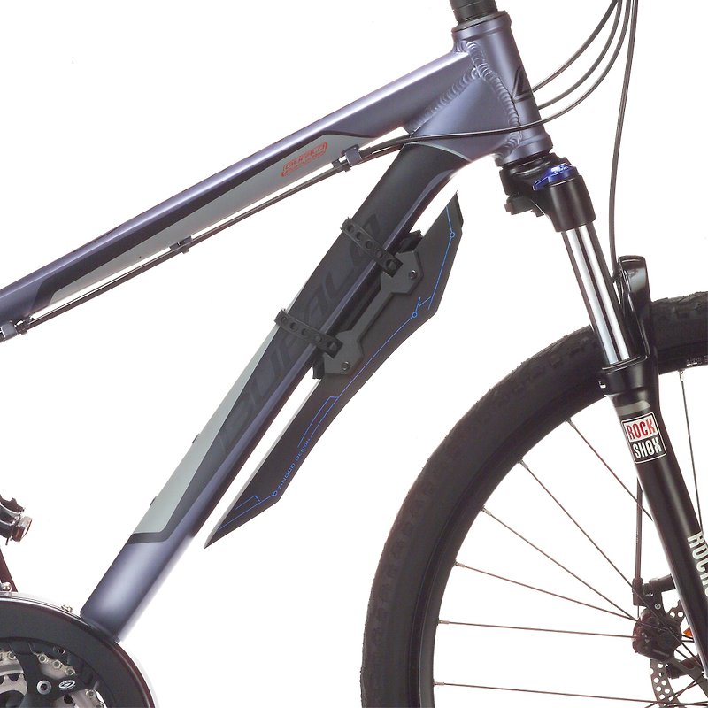 AIS/F登山车 “ 钮扣式挡泥板 ” - 自行车/周边 - 塑料 黑色
