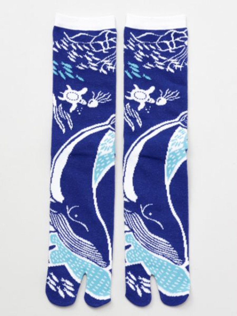 新品预购中    大海原鲸鱼两指袜足袋   7JKP9123 - 袜子 - 其他材质 蓝色
