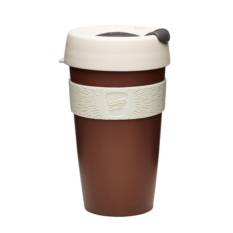 澳洲 KeepCup 随身杯/咖啡杯/环保杯/手拿杯 L - 松果 - 咖啡杯/马克杯 - 硅胶 咖啡色