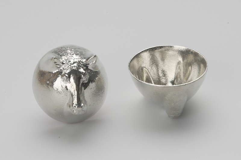 生肖造型杯 - 马 - 酒杯/酒器 - 其他金属 银色