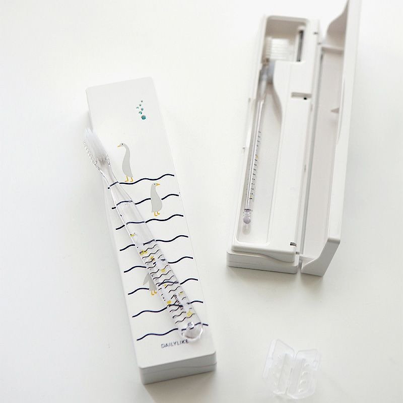 紫外线UV牙刷杀菌盒-05 小白鹅,E2D02926 - 牙刷/口腔清洁 - 塑料 白色
