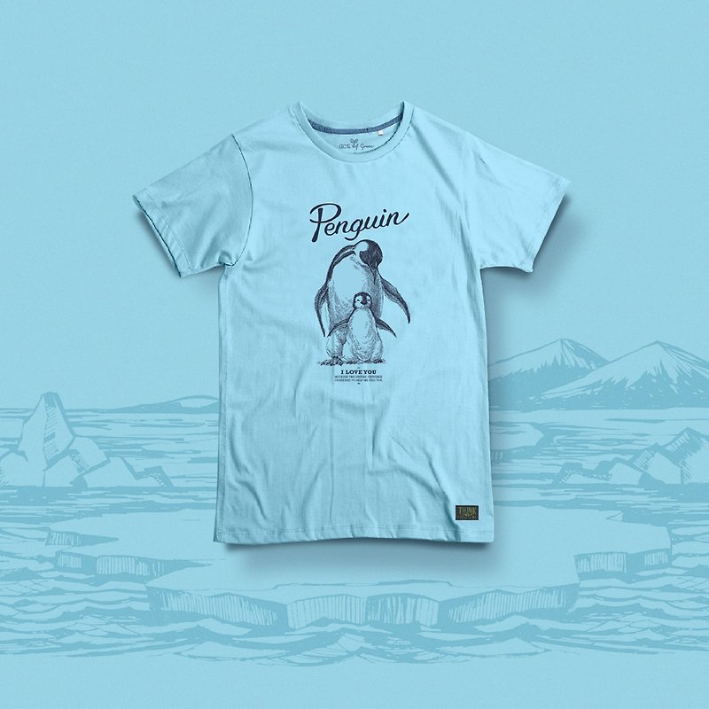 Think Unisex Adult T-shirt - Penguin | 4 Colours - 男装上衣/T 恤 - 棉．麻 多色