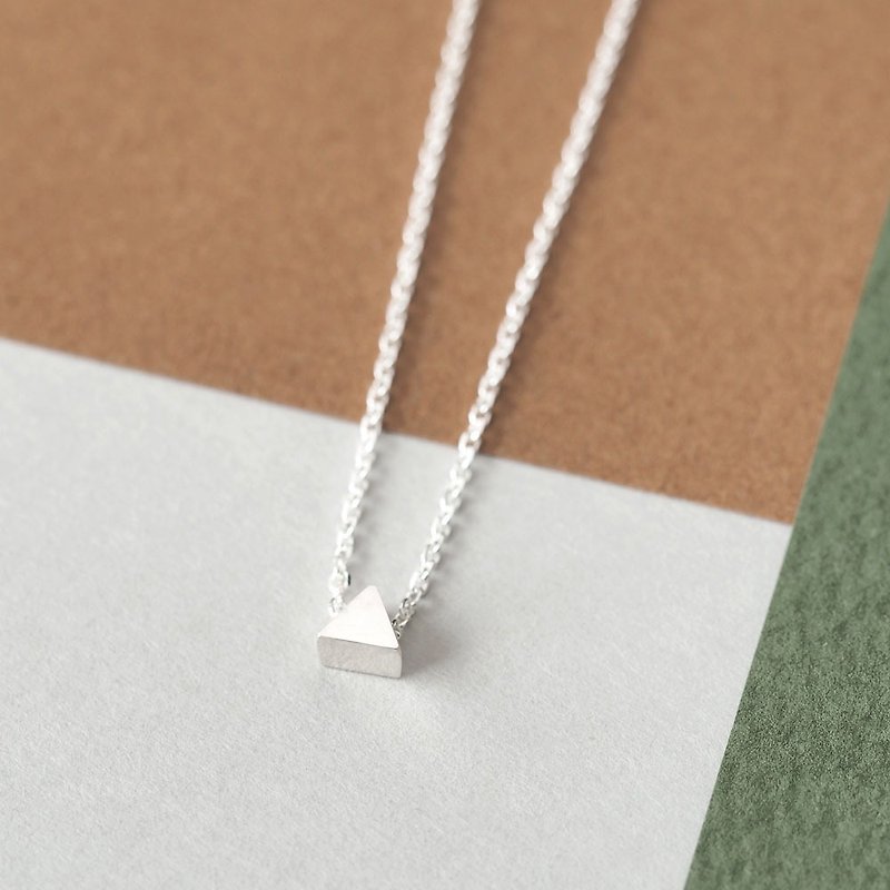 極小 三角 ネックレス シルバー925 - 项链 - 其他金属 银色