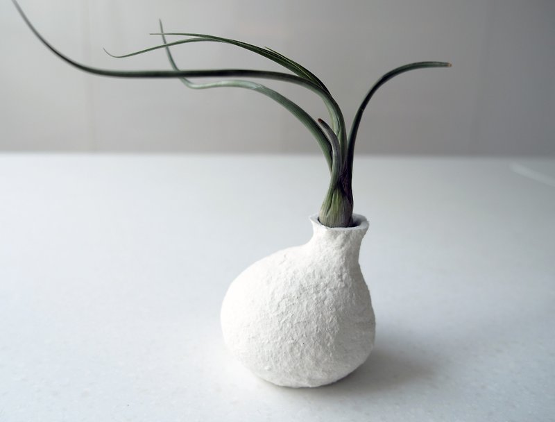 呼吸的器皿 珪藻土球形花器(大球) - 植栽/盆栽 - 其他材质 白色