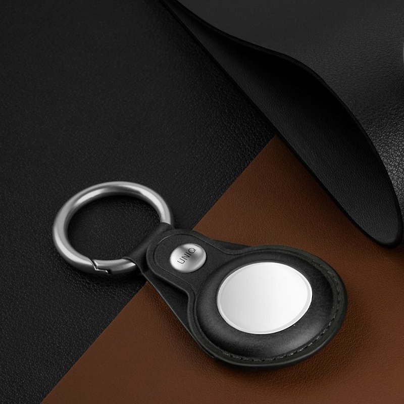 AirTag Domus 皮革钥匙圈(附双面保护膜)-黑色 - 数码小物 - 人造皮革 黑色