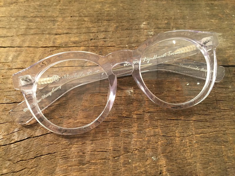 Absolute Vintage - 摆花街(Lyndhurst Terrace) 圆形粗框板材眼镜 - Crystal 透明 - 眼镜/眼镜框 - 塑料 