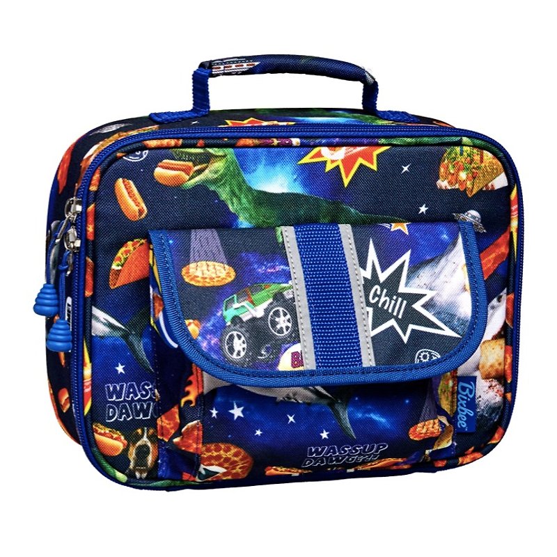 美国Bixbee彩印系列-太空漫游保温提袋 - 手提包/手提袋 - 聚酯纤维 蓝色