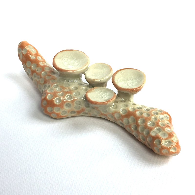 Stoneware Ceramic Coral Shape, Coral Shape Branch - 餐垫/桌巾 - 瓷 白色