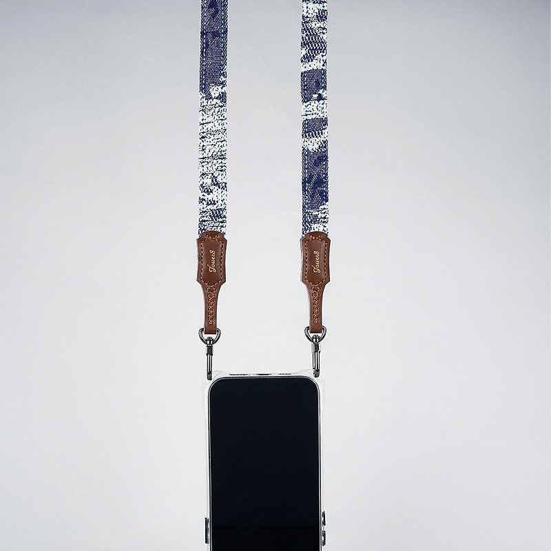 双扣手机背带-凉感舒适1.8cm-星轨丹宁-个型有型-长度可调 - 挂绳/吊绳 - 其他材质 多色