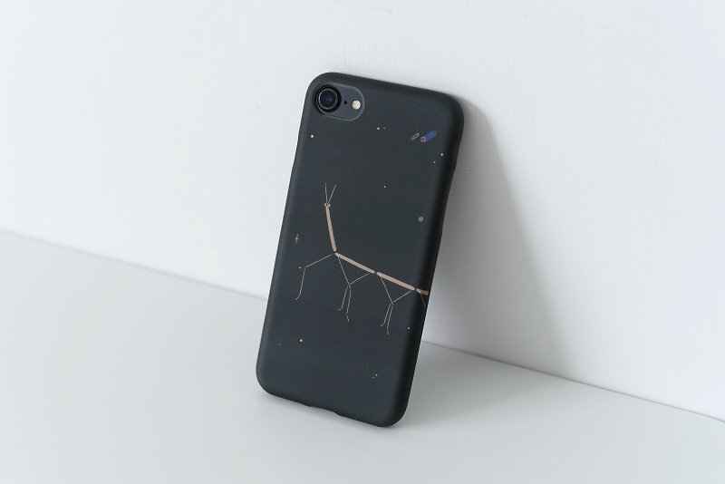 【限量现货】山系 | 木之精灵 竹节虫 插画 雾面手机壳 iPhone - 手机壳/手机套 - 其他材质 黑色