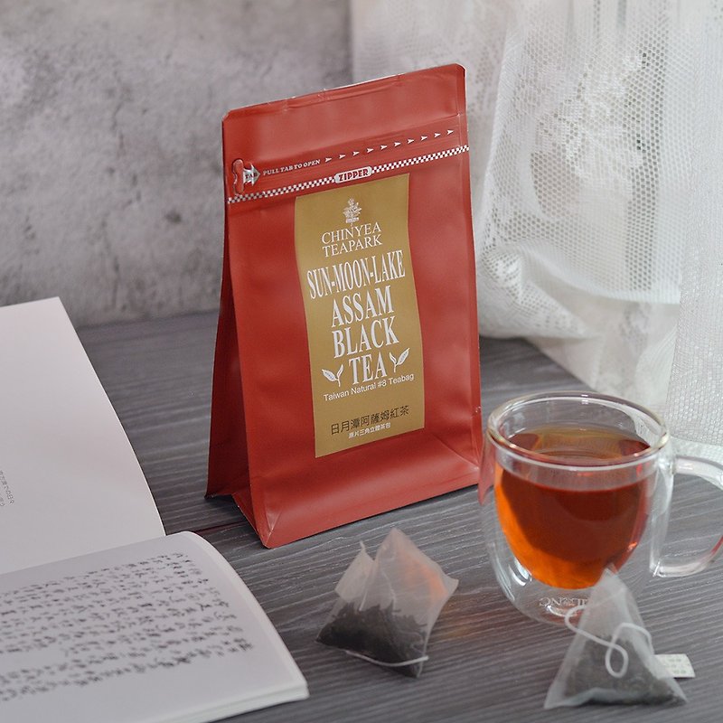 日月潭阿萨姆红茶包 - 南投鱼池自然栽培台茶八号红茶 - 茶 - 塑料 红色