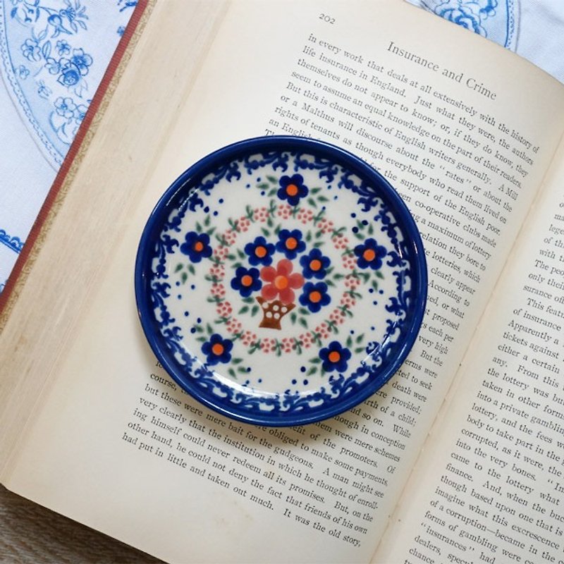 波兰手工绘画杯垫(红花经典款) - 杯垫 - 瓷 
