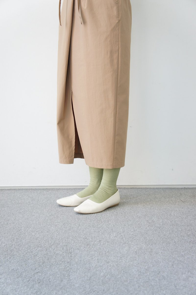 ペルーコットンのゴムなし靴下 - 女士内衣裤 - 环保材料 绿色