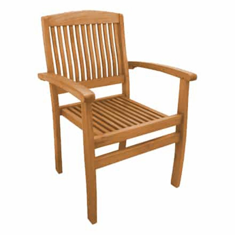 线形椅 Chair- Lombok Stacking - 其他家具 - 木头 