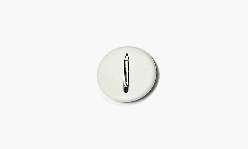 NORITAKE – Pencil Badge - 徽章/别针 - 其他金属 白色