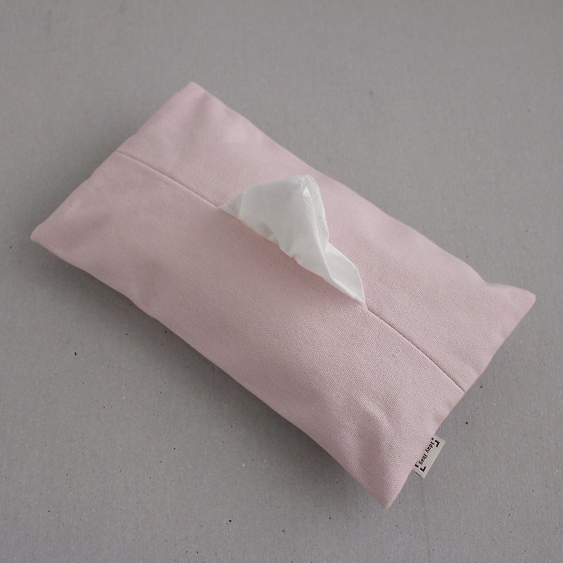 面纸袋 美桌神器  颜色齐全 - 粉红 - 纸巾盒 - 棉．麻 粉红色