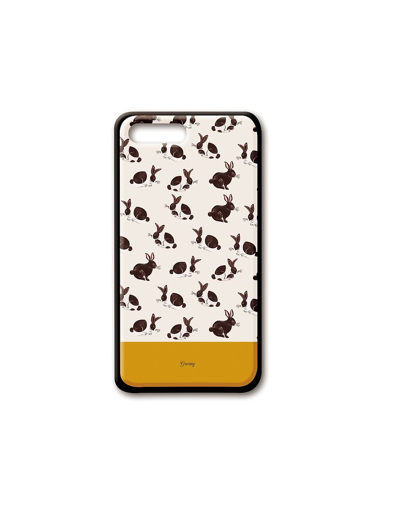 iPhone 14pro兔子 奶牛 雾面 手机软壳  /Samsung/含礼盒/ - 手机壳/手机套 - 塑料 白色