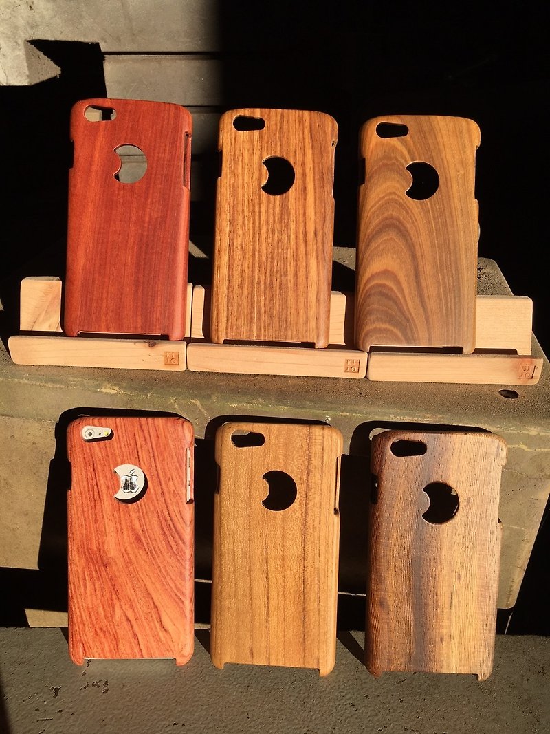 iphone6/ iphone6 PLUS 原木手机壳 - 3D素面基本款 - 手机壳/手机套 - 木头 咖啡色