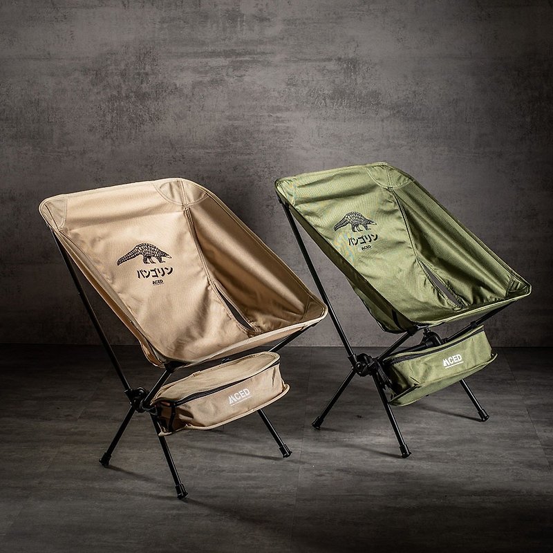 穿山甲铝合金战术椅-露营/户外-轻量-军绿/黑色/沙色 - 野餐垫/露营用品 - 铝合金 卡其色