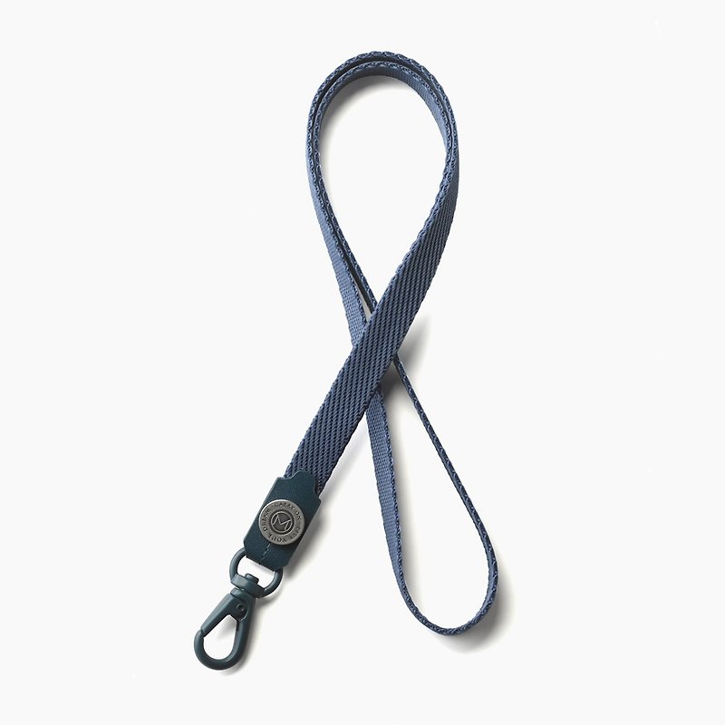 LUSTRE  挂绳-单宁 - 证件套/卡套 - 聚酯纤维 蓝色