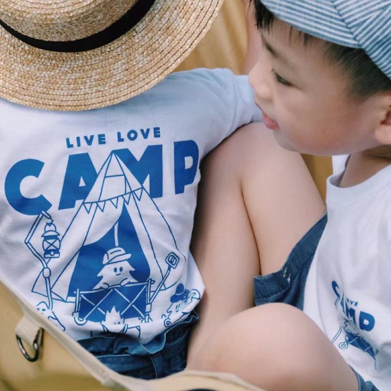 Camper Puu - LIVE. LOVE. CAMP 露营T恤 亲子 - 其他 - 其他人造纤维 白色