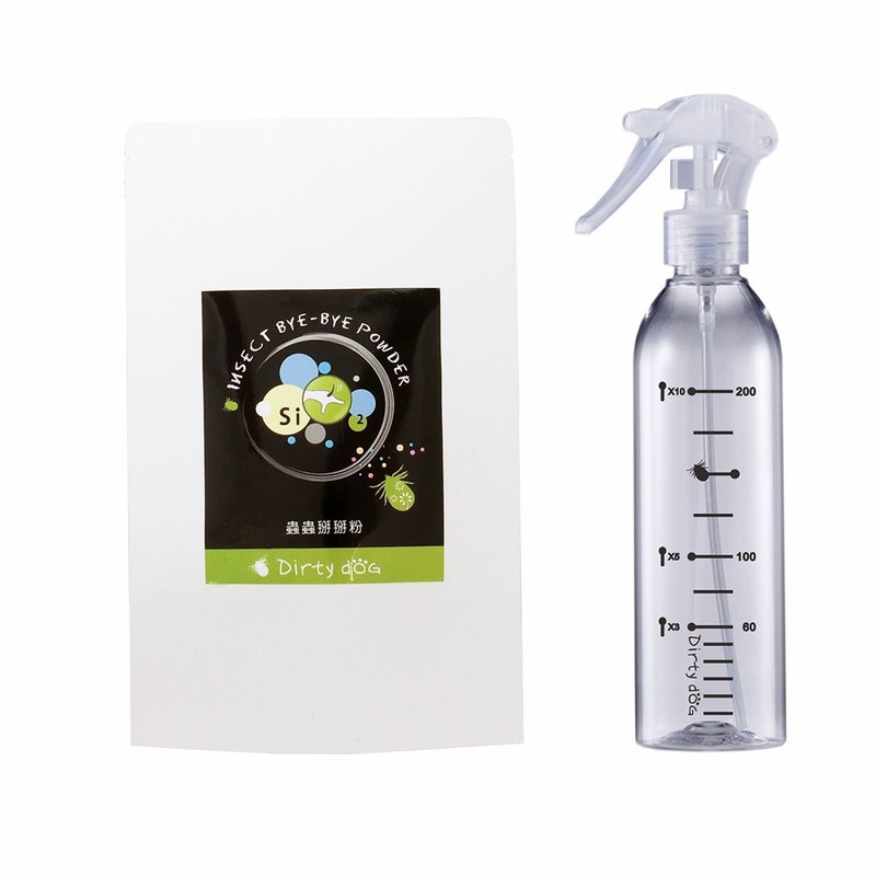Dirty Dog-纯天然虫虫掰掰粉(袋装250g)+赠喷瓶 - 清洁/美容 - 植物．花 