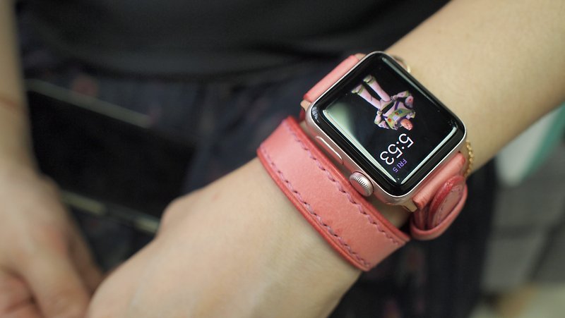 Apple Watch Double Loop 苹果皮革双圈表带订制 - 表带 - 真皮 多色