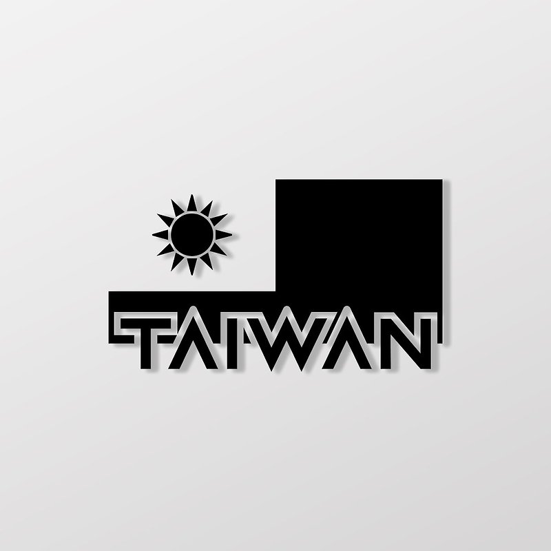 TAIWAN国旗/车贴、贴纸 SunBrother孙氏兄弟 - 贴纸 - 防水材质 