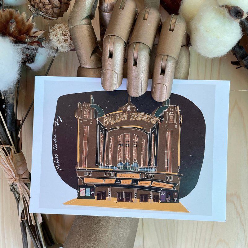 纸 卡片/明信片 白色 - 澳洲行旅系列明信片 Palais Theatre Postcard