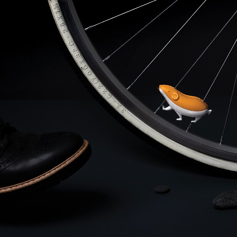 OTOTO 闪光鼠自行车反光片 - 自行车/周边 - 塑料 橘色