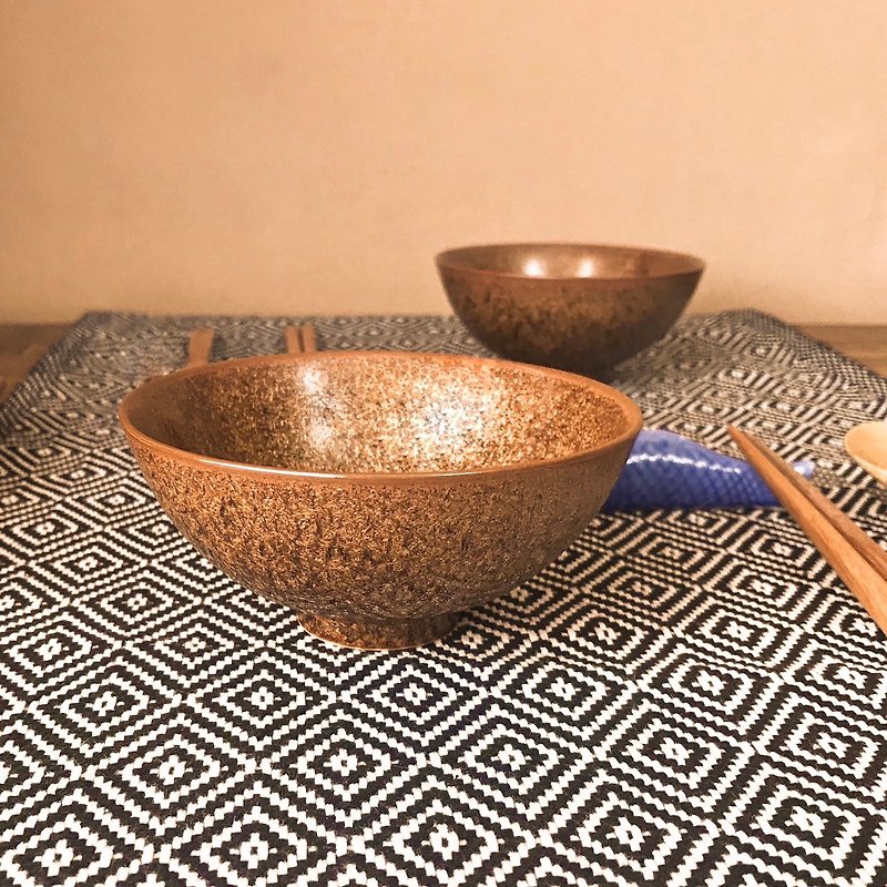 金丝楠木釉金饭碗 - 碗 - 瓷 金色