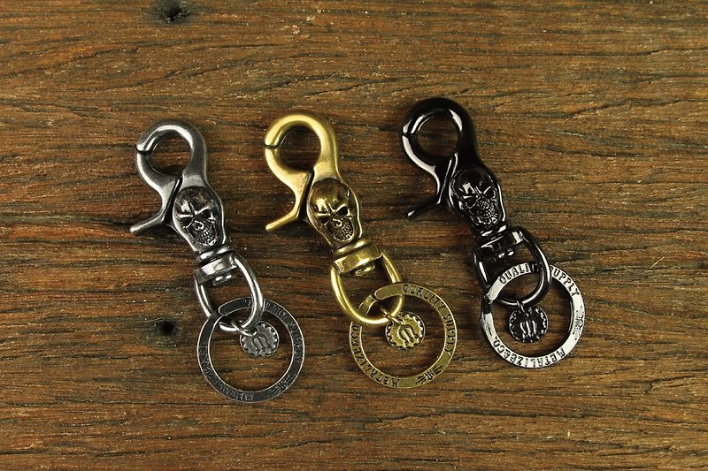 【METALIZE】F.T.W骷髅钥匙圈 - 钥匙链/钥匙包 - 其他金属 