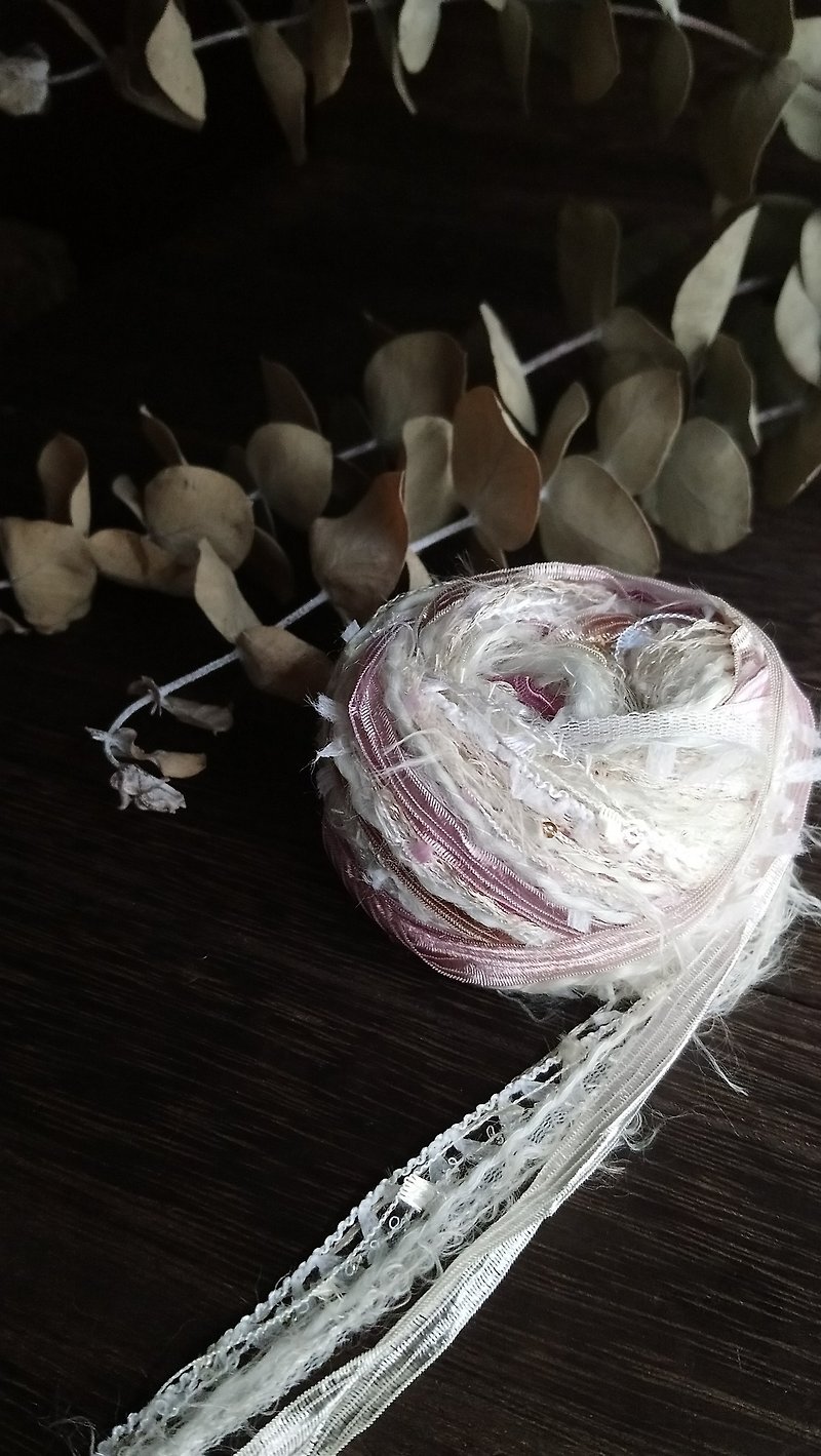 日本混合纱线　260厘米 - 编织/刺绣/羊毛毡/裁缝 - 聚酯纤维 粉红色