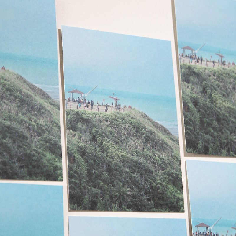 山与海 摄影明信片 /// 练习生活 Practicing in Life - 卡片/明信片 - 纸 蓝色