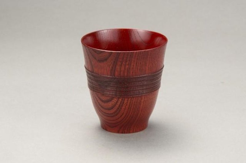 欅　Cup　200　あかね - 咖啡杯/马克杯 - 木头 红色