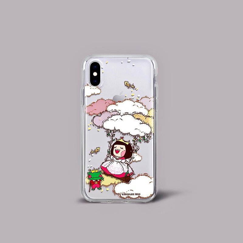 iPhone XS/X Chocolate Rain双层设计防摔 女生手机壳 生日礼物 - 手机壳/手机套 - 塑料 透明
