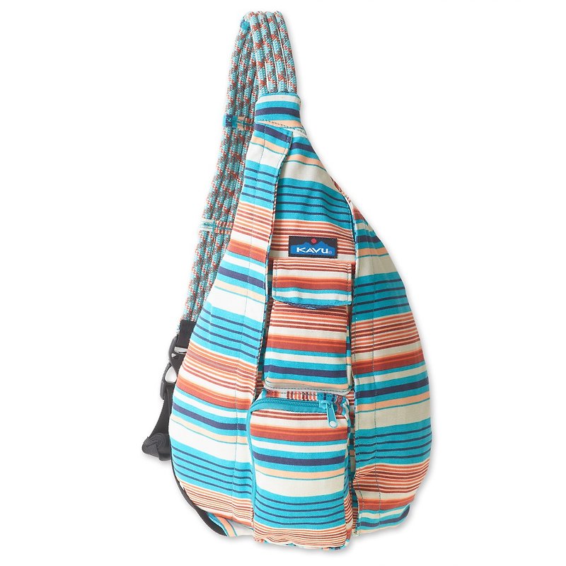 【西雅图 KAVU】Rope Bag 休闲肩背包  级联条纹 #923 - 侧背包/斜挎包 - 其他材质 多色