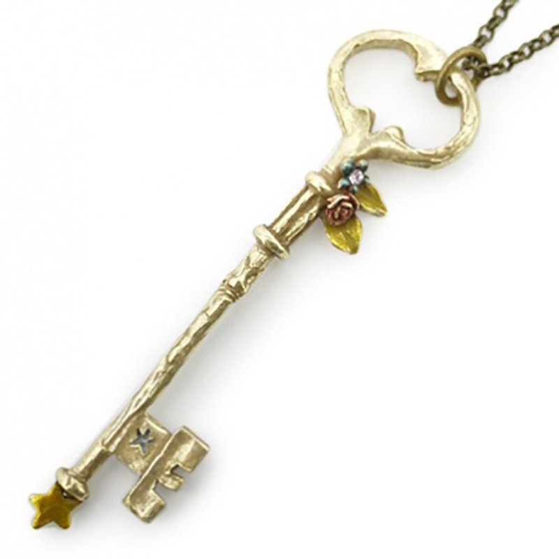 Key 鍵の君 / ネックレス　NE169 - 项链 - 其他金属 金色