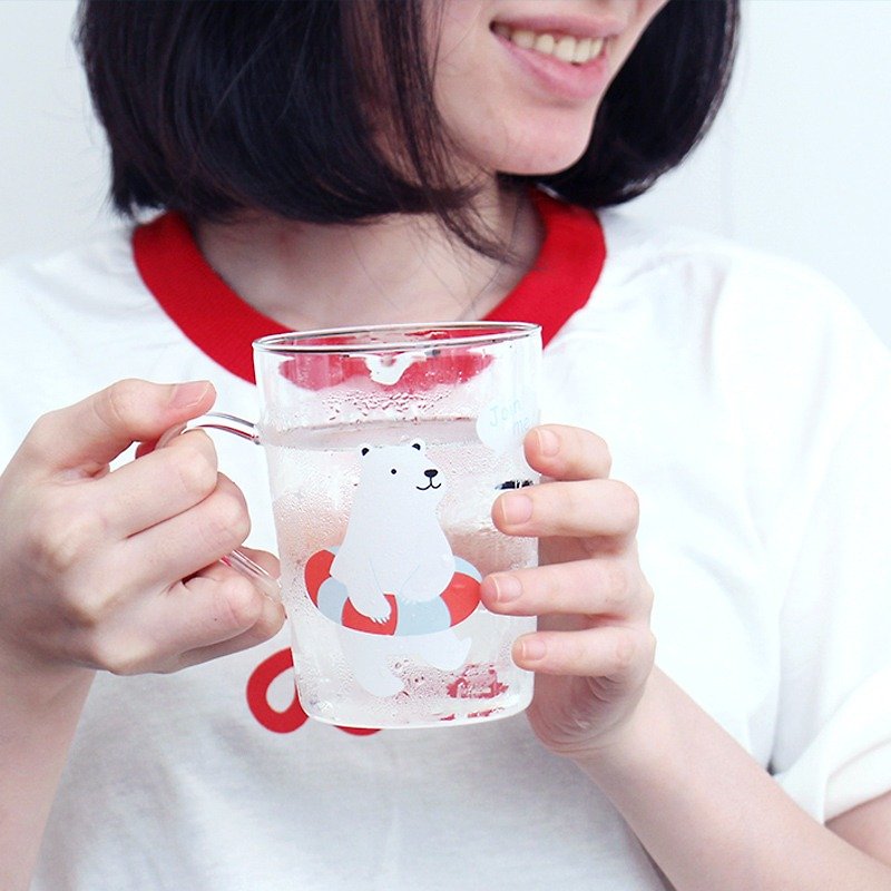 U-PICK原品生活 高硼硅耐热玻璃杯花茶杯可爱北极熊、企鹅 - 茶具/茶杯 - 玻璃 