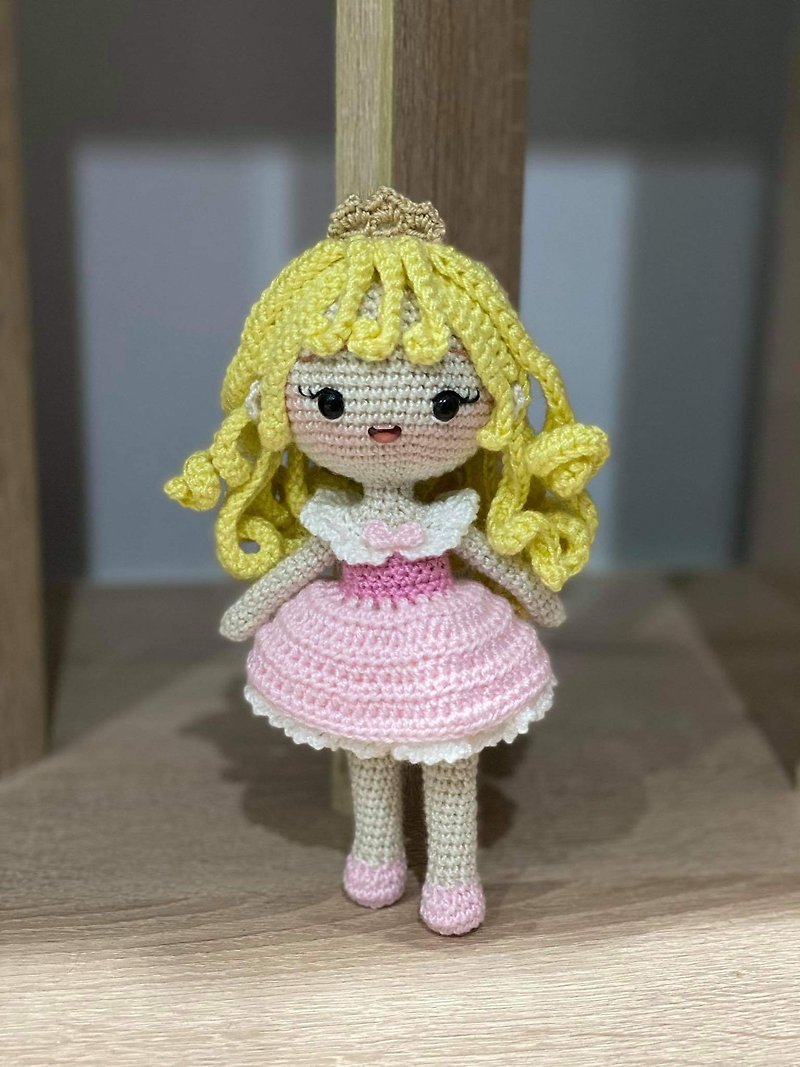 crochet doll , aurora , sleeping beauty , princess doll , amigurumi - 玩偶/公仔 - 其他材质 多色