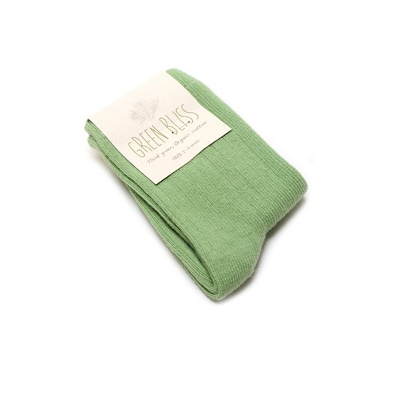 有机棉袜 -宝宝系列 Amazon Sprout Green 嫩芽绿 儿童袜 - 婴儿袜子 - 棉．麻 绿色