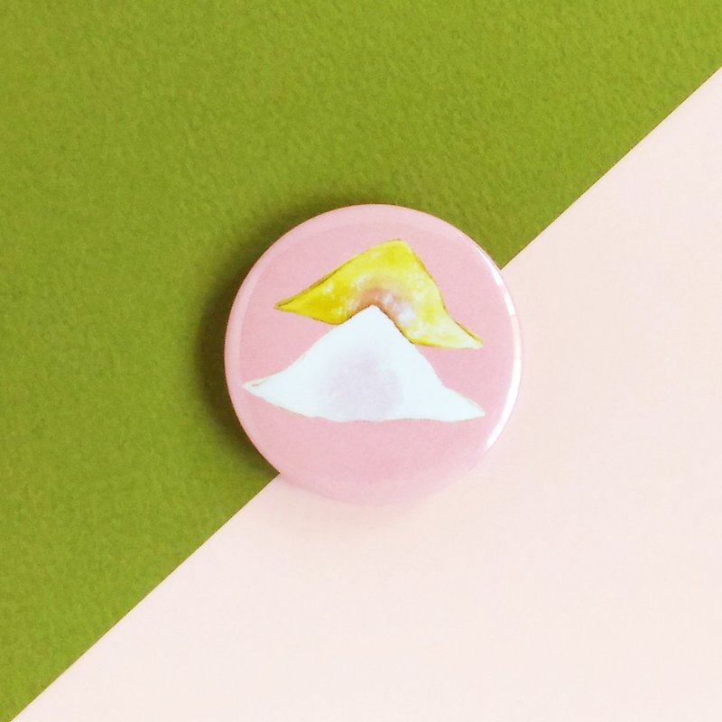 生八桥徽章 - 徽章/别针 - 塑料 粉红色